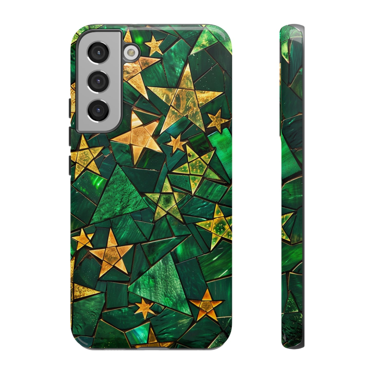 Green Celestial Stained Glass Mosaic Phone Case