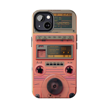 Cyberpunk Retro Walkman Nostalgia | Vintage Beats Revival iPhone Case