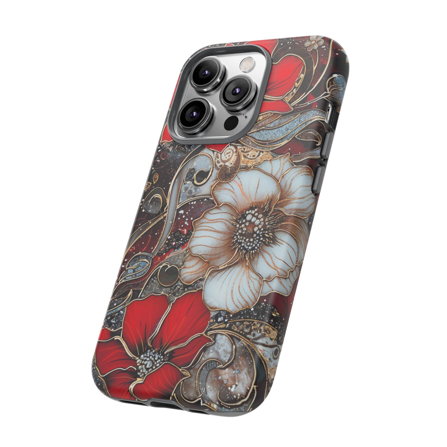 Stained Glass Floral Paisley Explosion Phone Case