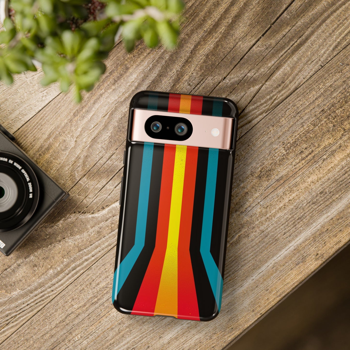 Retro Lines 1980s Flashback Phone Case