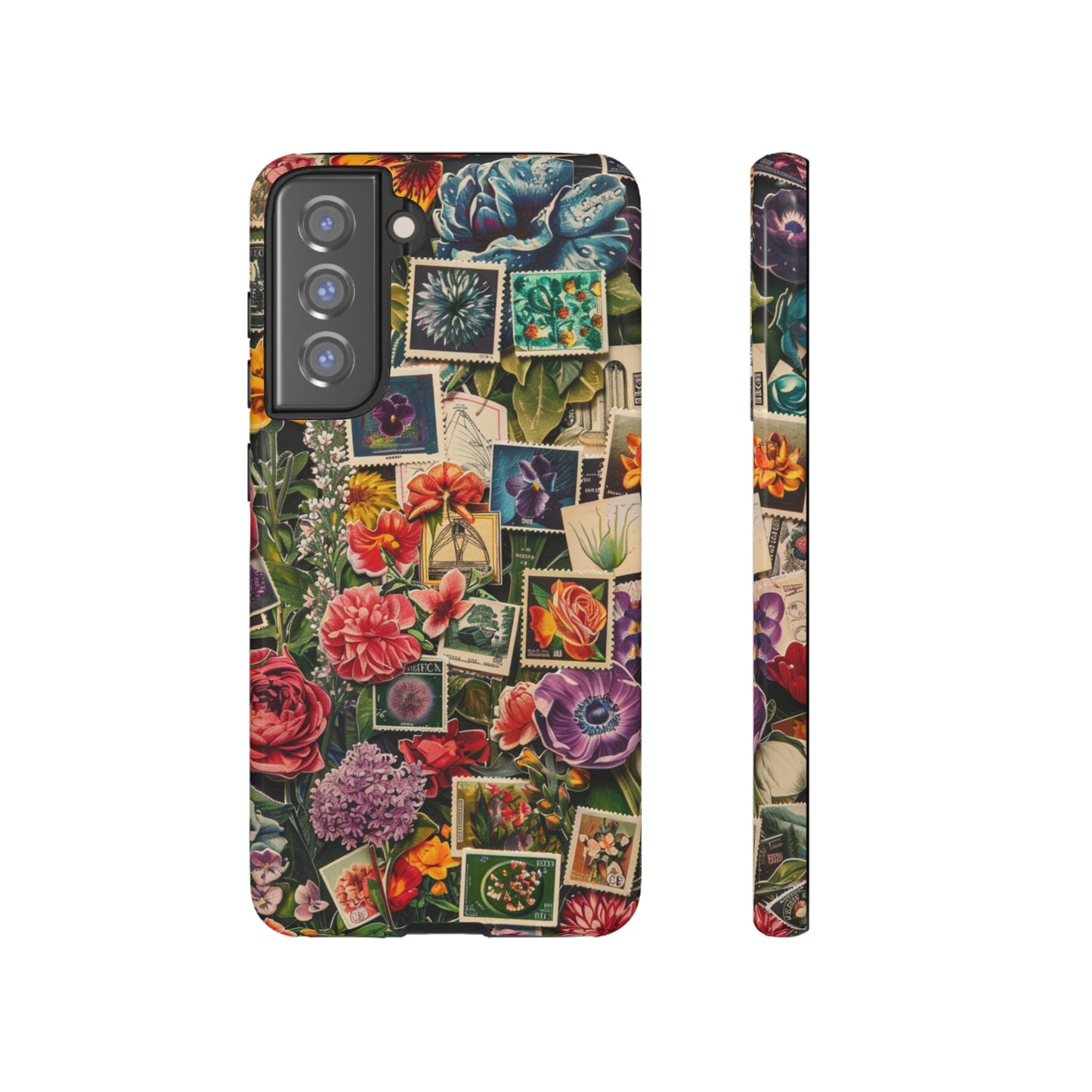 Vintage Floral Stamps Phone Case