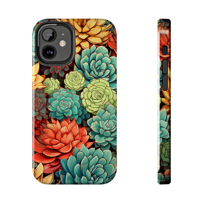 Succulent Desert Cactus Floral iPhone Case | Embrace the Beauty of Arid Elegance