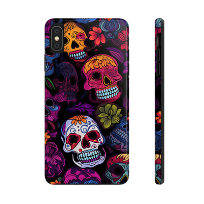 Sugar Skull iPhone Case | Day of the Dead Inspired Design for Halloween