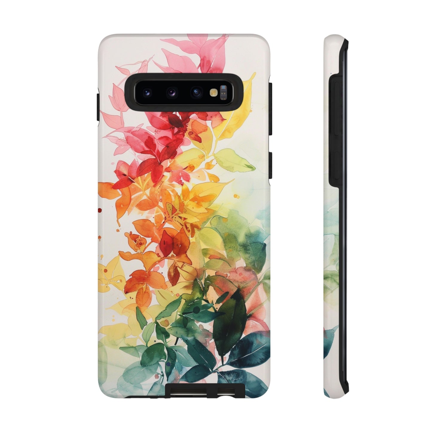 iPhone SE case with watercolor design