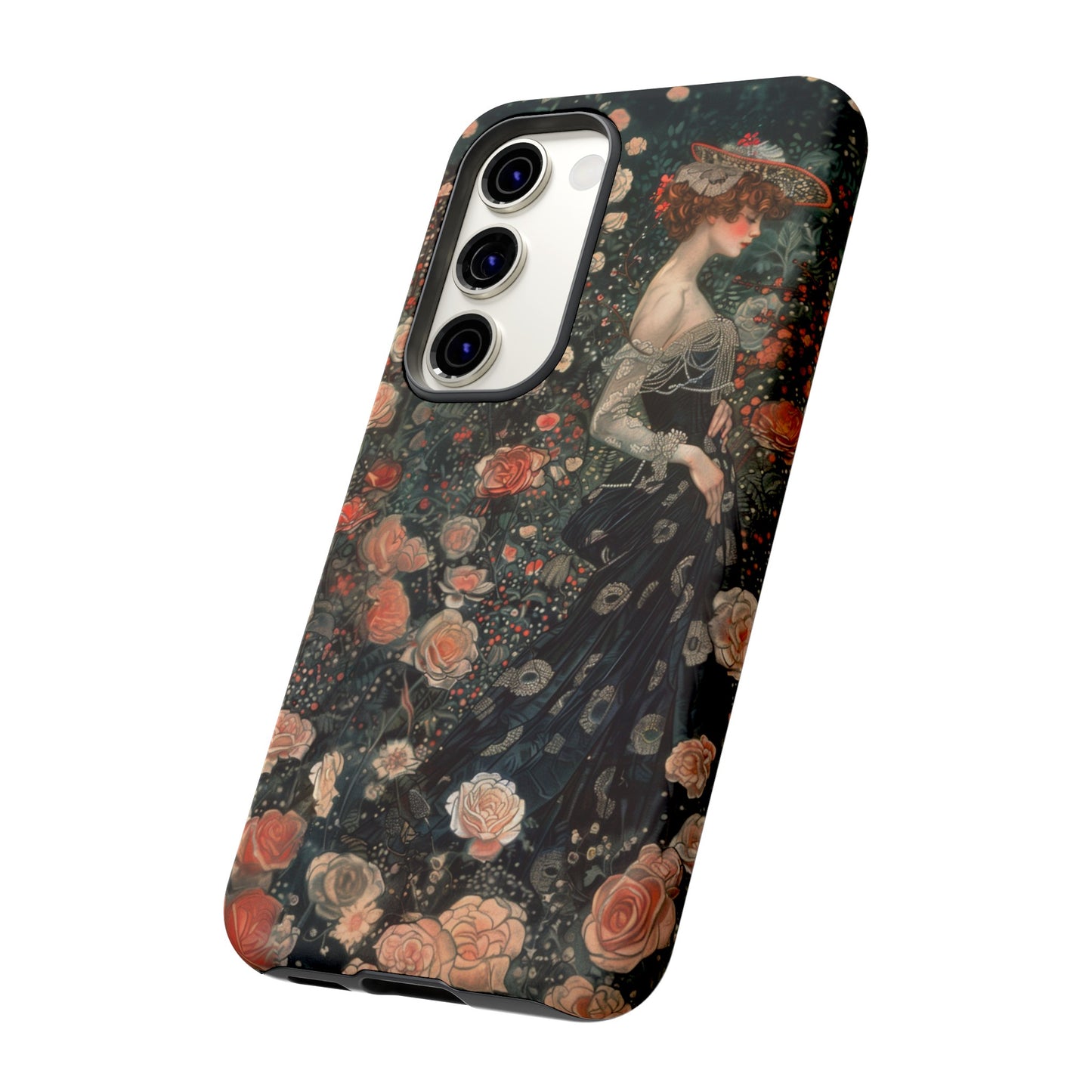 Art Nouveau French Floral Beauty Painting Phone Case