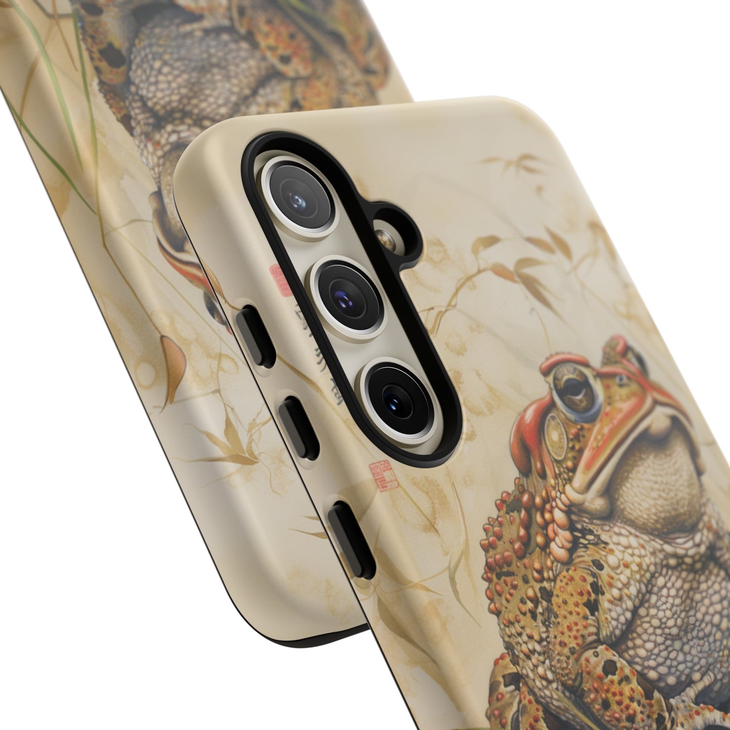 Toad on a Branch Japanese Style Art Painting Phone Case