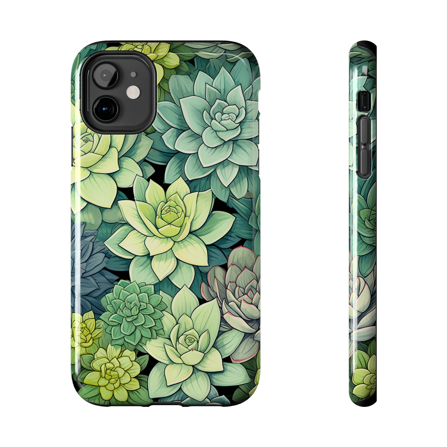 Succulent Desert Cactus Floral iPhone Case | Embrace the Beauty of Arid Elegance