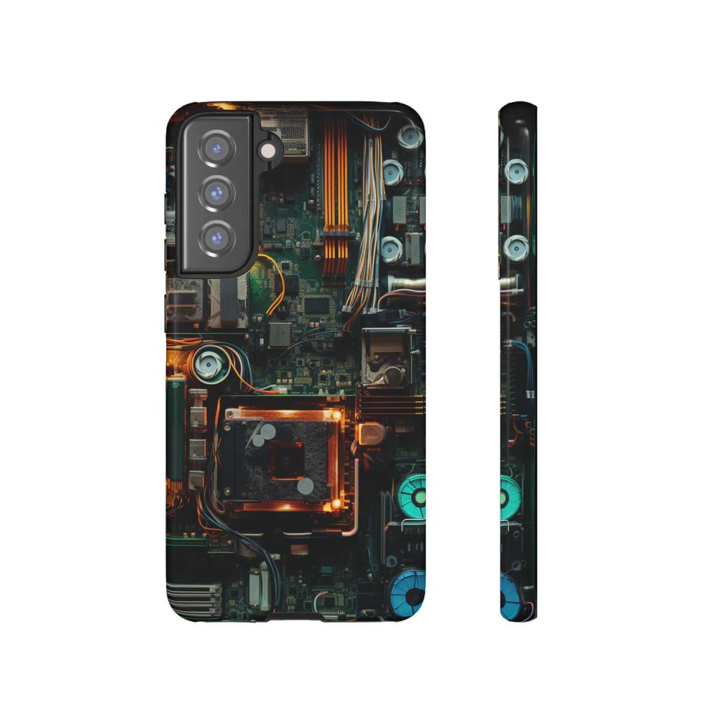 Circuit Board Themed Tough Phone Case