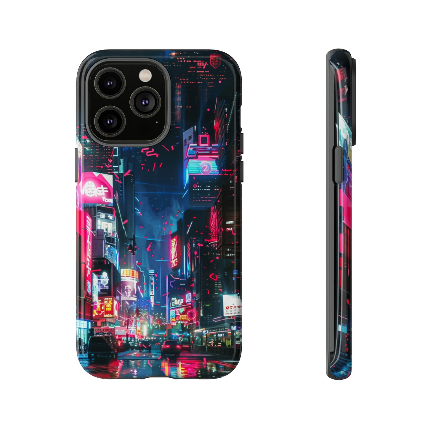 Cyberpunk Tokyo Cityscape Phone Case