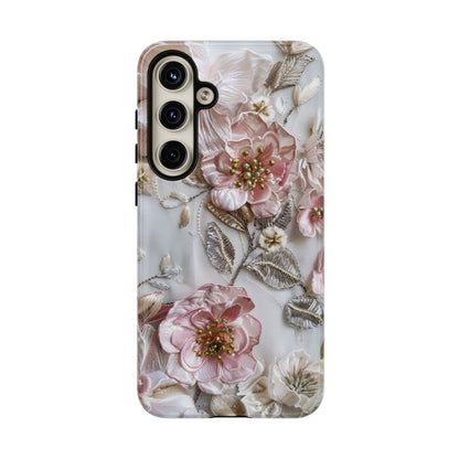 Pink Floral iPhone 15 Case