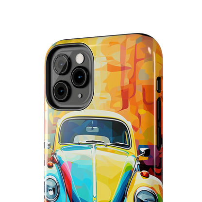 VW Bug Phone Case Retro iPhone Tough Case – Volkswagen beetle iPhone case