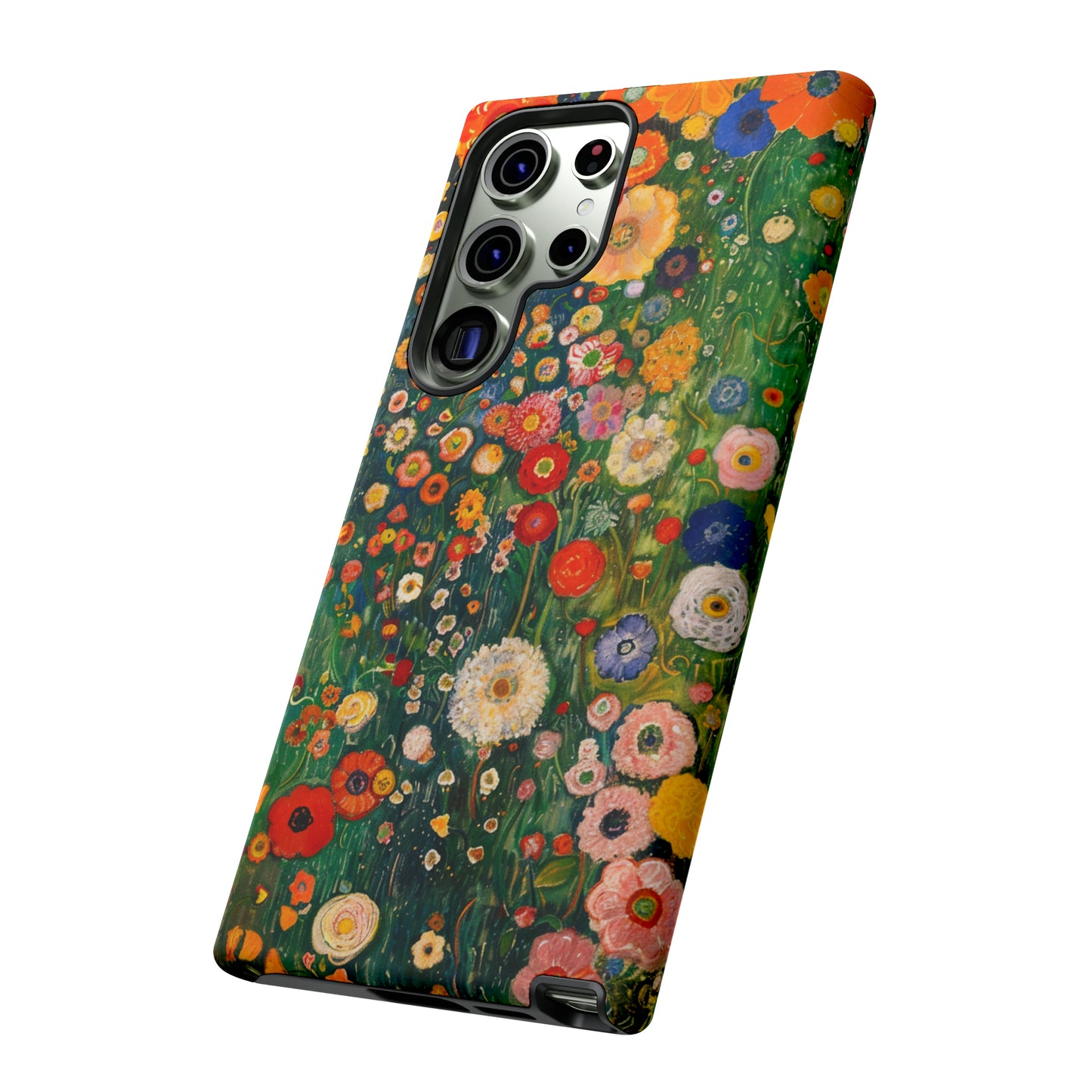 Gustav Klimt Style Flower Garden Painting Phone Case