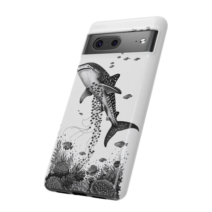 Whale Shark, Turtle, Manta Ray Phone Case