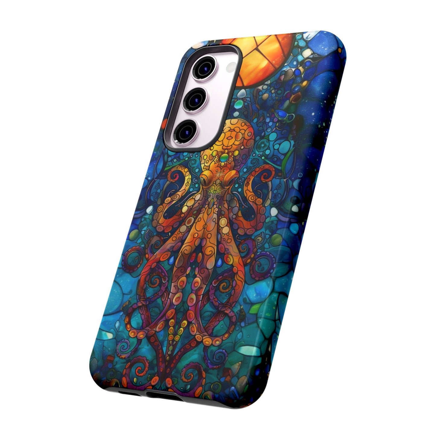 Octopus Stained Glass Undersea Magic Phone Case