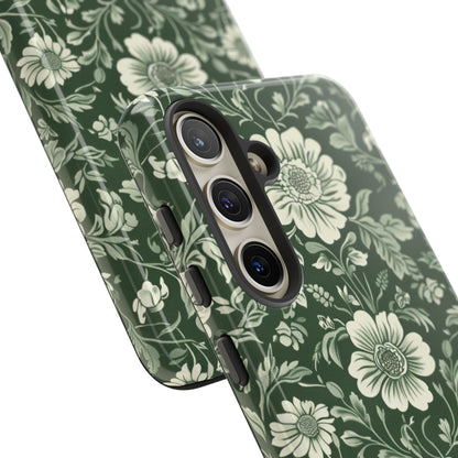 Floral Sage Green Wildflower Phone Case