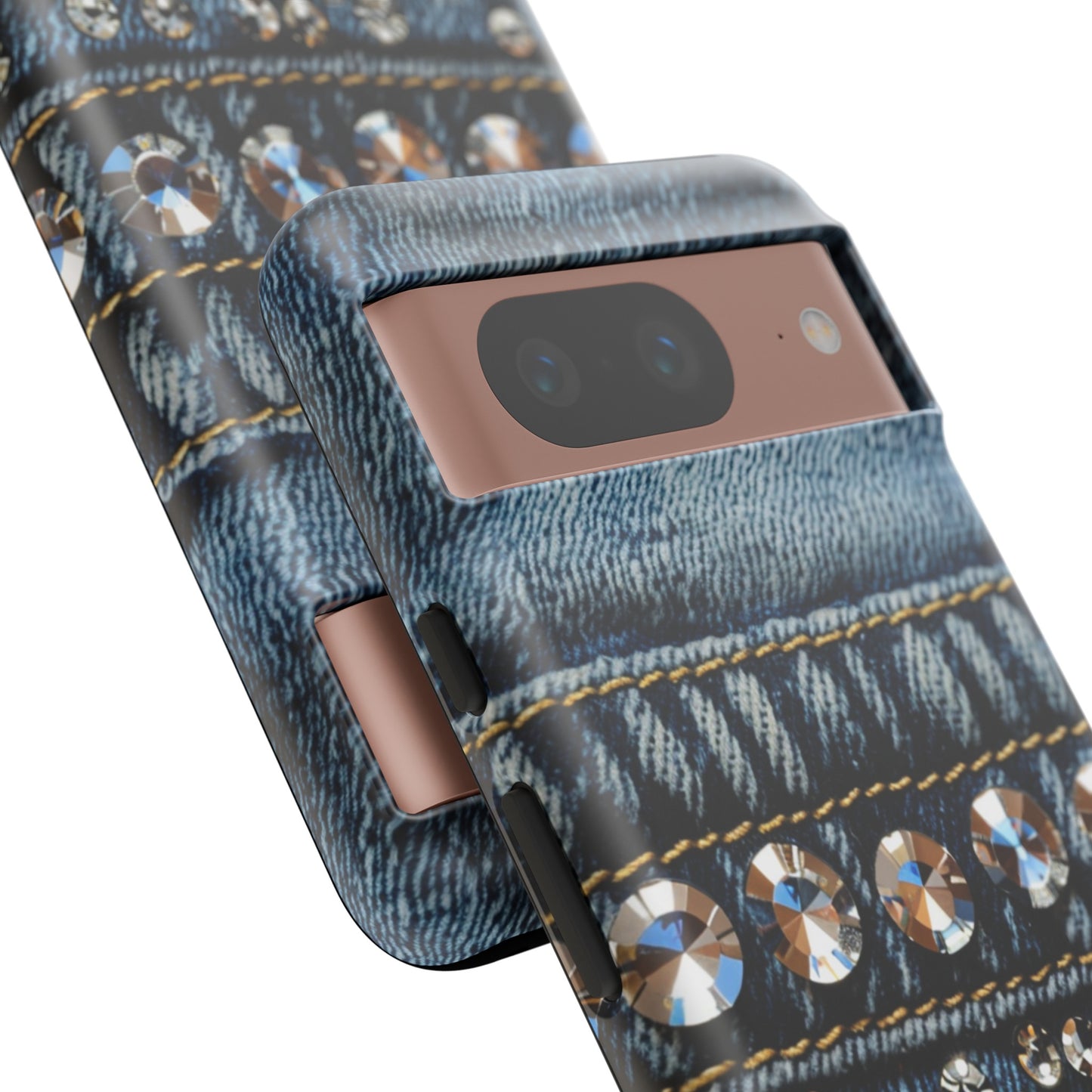 Blue Jean Queen Rhinestone Bling Phone Case