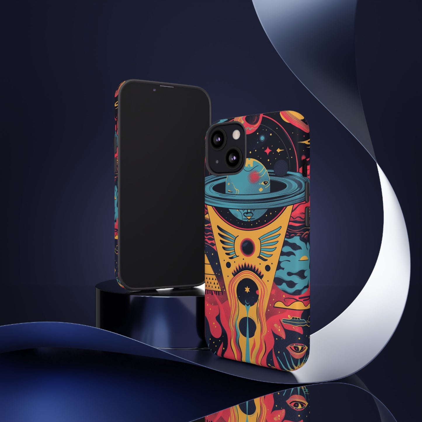 Cosmic Journey Space and Time Phone Case