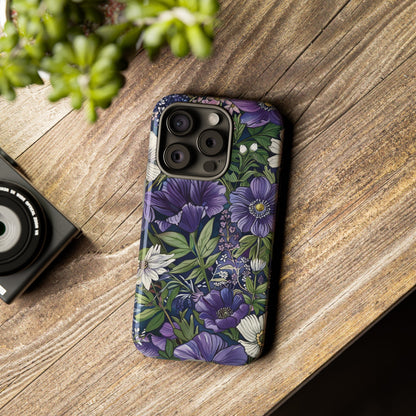 Floral Sage Purple Wildflower Phone Case