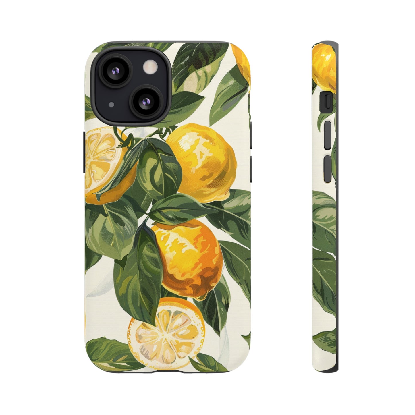 Yellow Lemon Italian  Painting iPhone 13 Case