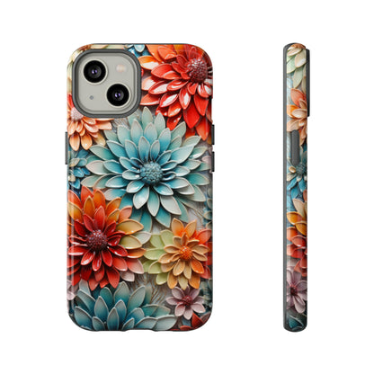 Floral Color Explosion Blown Glass