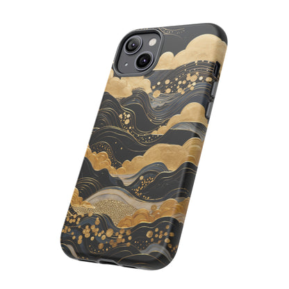 Chiyogami Mountains Tough Phone Case fits Galaxy S23 S22 S21 S20 Plus Ultra | Iphone 14 13 12 11 8 Pro Max Mini | Pixel 7 6 Pro 5 | Japanese