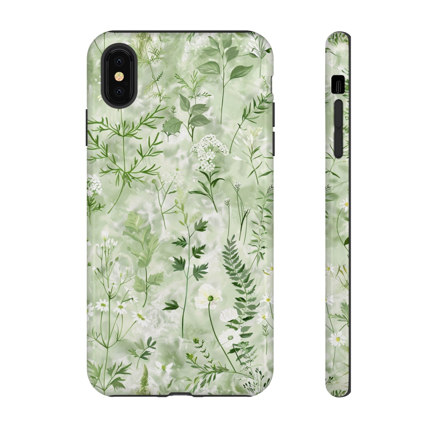 Floral Sage Green Wildflower Phone Case