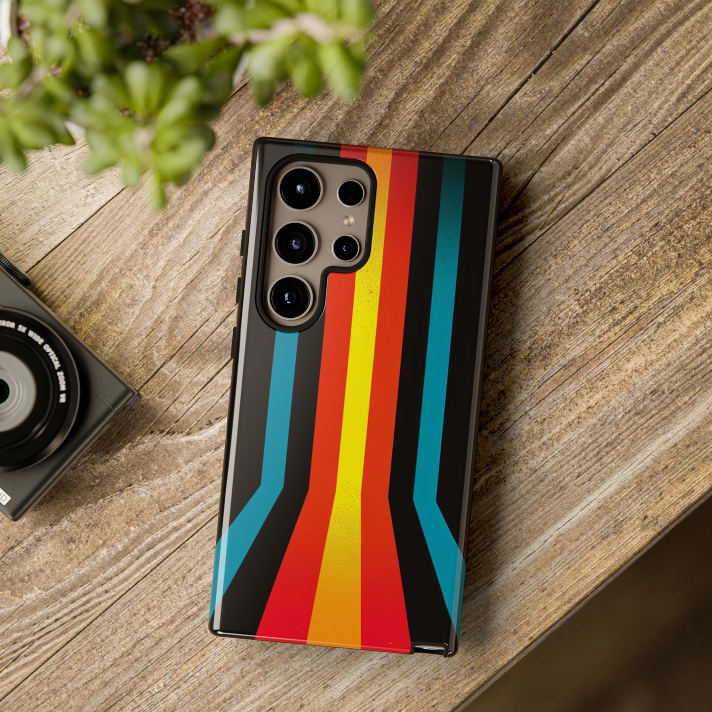 Retro Lines 1980s Flashback Phone Case