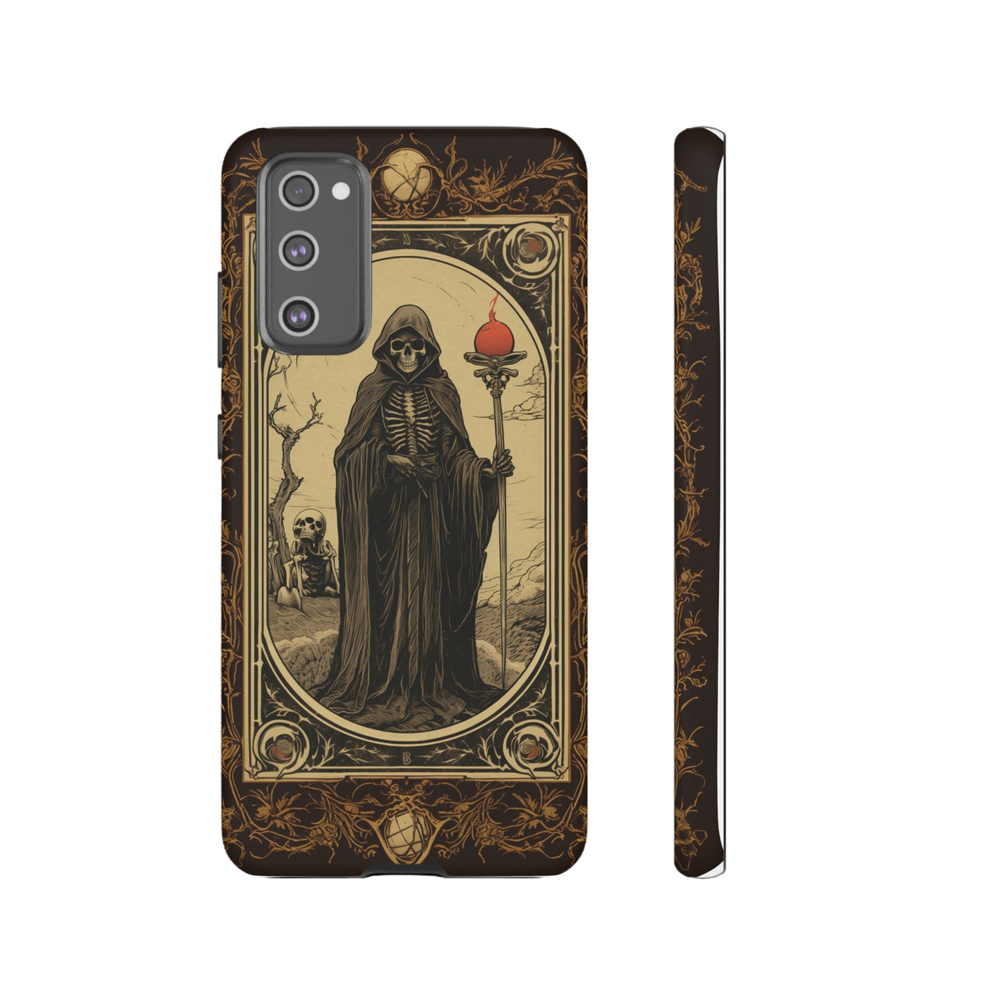 Death's Embrace: The Reaper Tarot Card