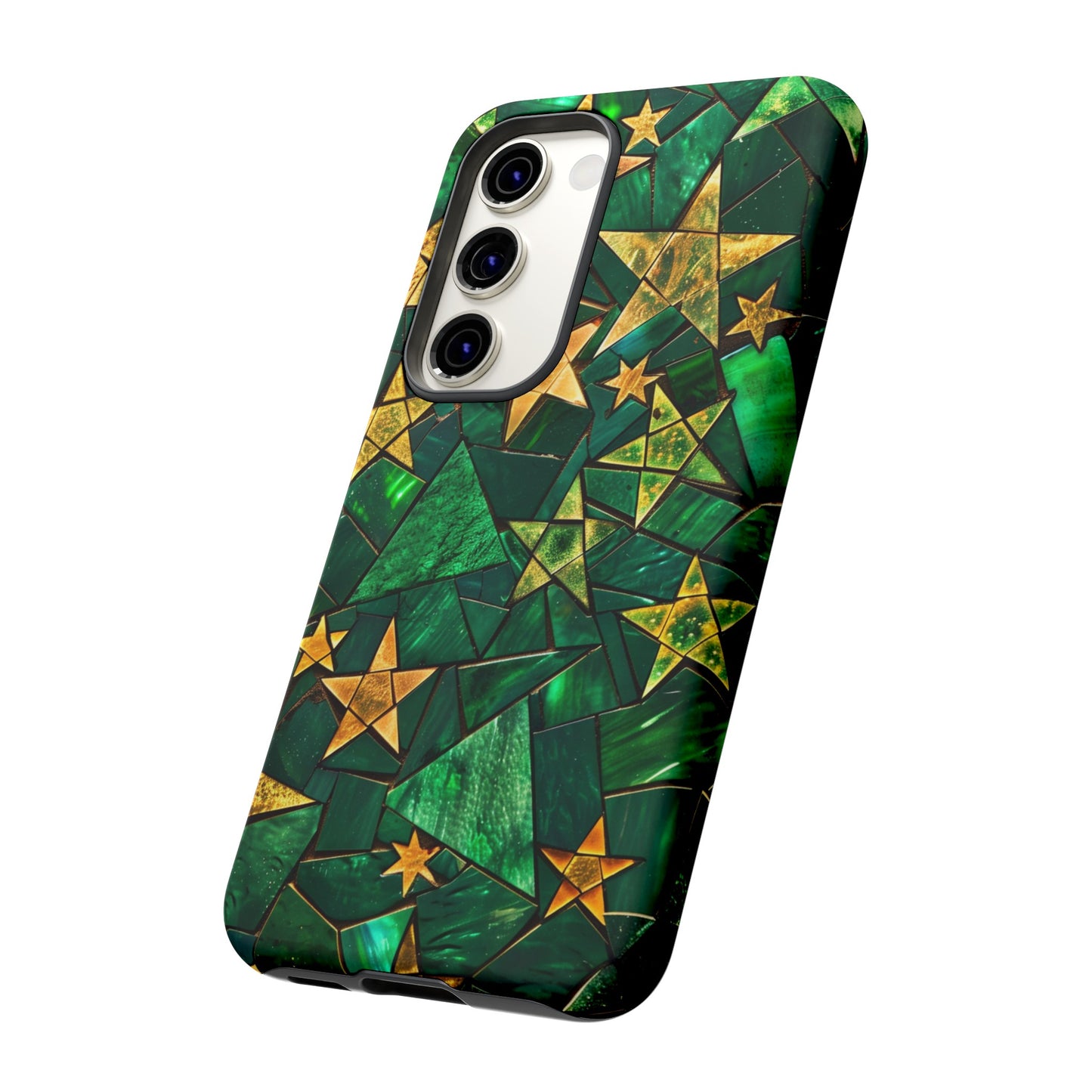 Green Celestial Stained Glass Mosaic Phone Case