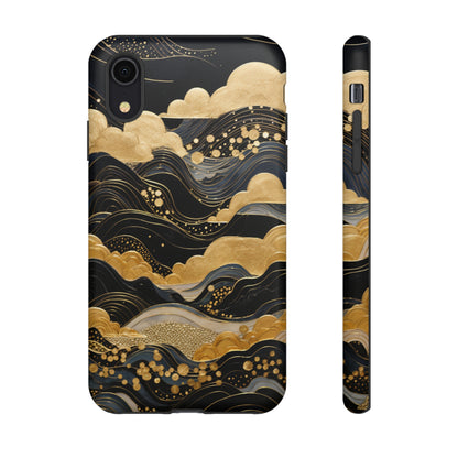 Chiyogami Mountains Tough Phone Case fits Galaxy S23 S22 S21 S20 Plus Ultra | Iphone 14 13 12 11 8 Pro Max Mini | Pixel 7 6 Pro 5 | Japanese