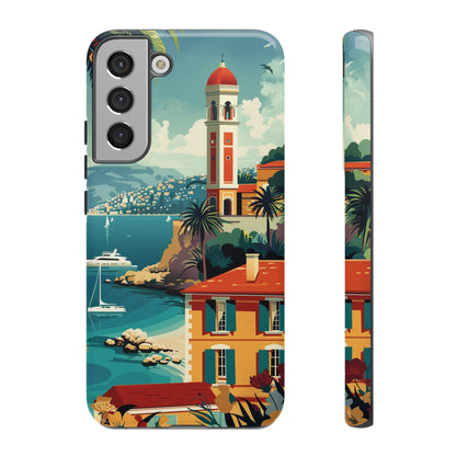 Midcentury French Riviera Landscape Painting Phone Case