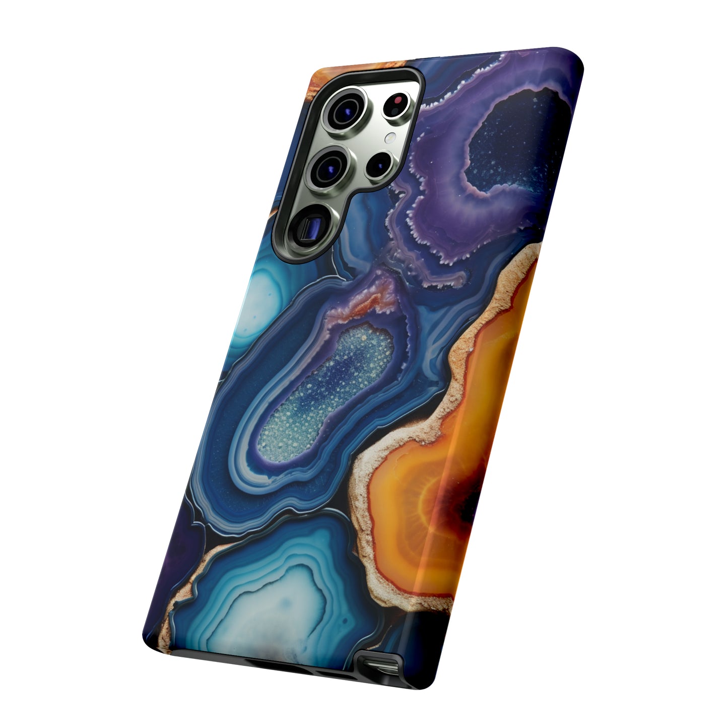 Agate Slice Geode Elegance: Natural Beauty Phone Case