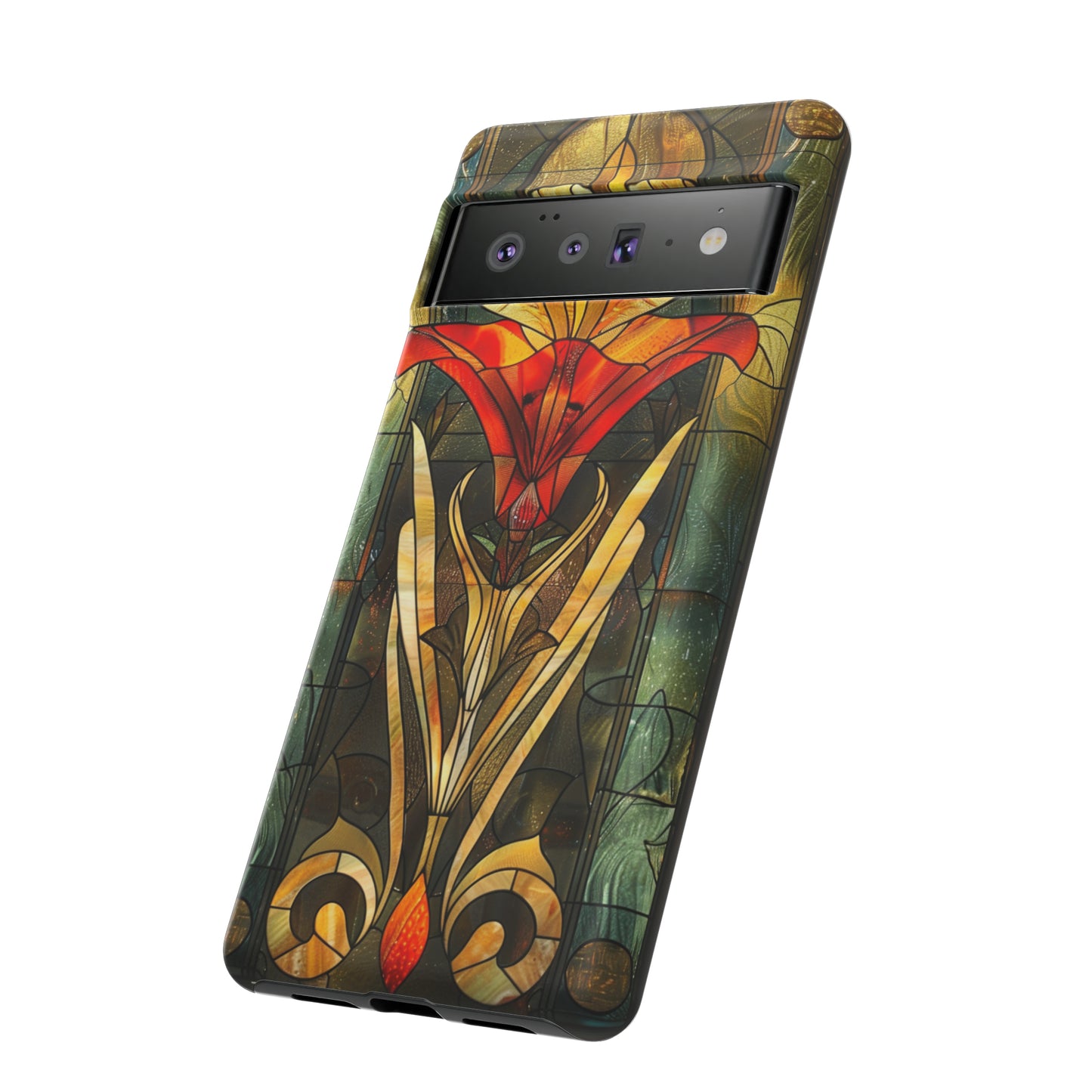 Art Deco Stained Glass floral Phone Case