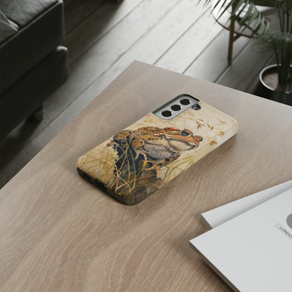 Toad on a Branch Japanese Style Art Painting Phone Case