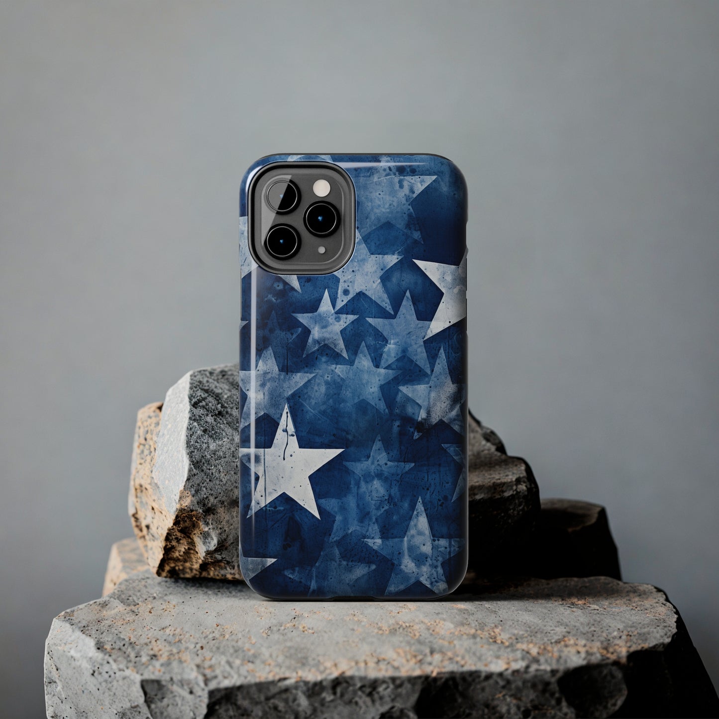 Starry Nights: Denim Dreams | Celestial Star-Patterned iPhone Case