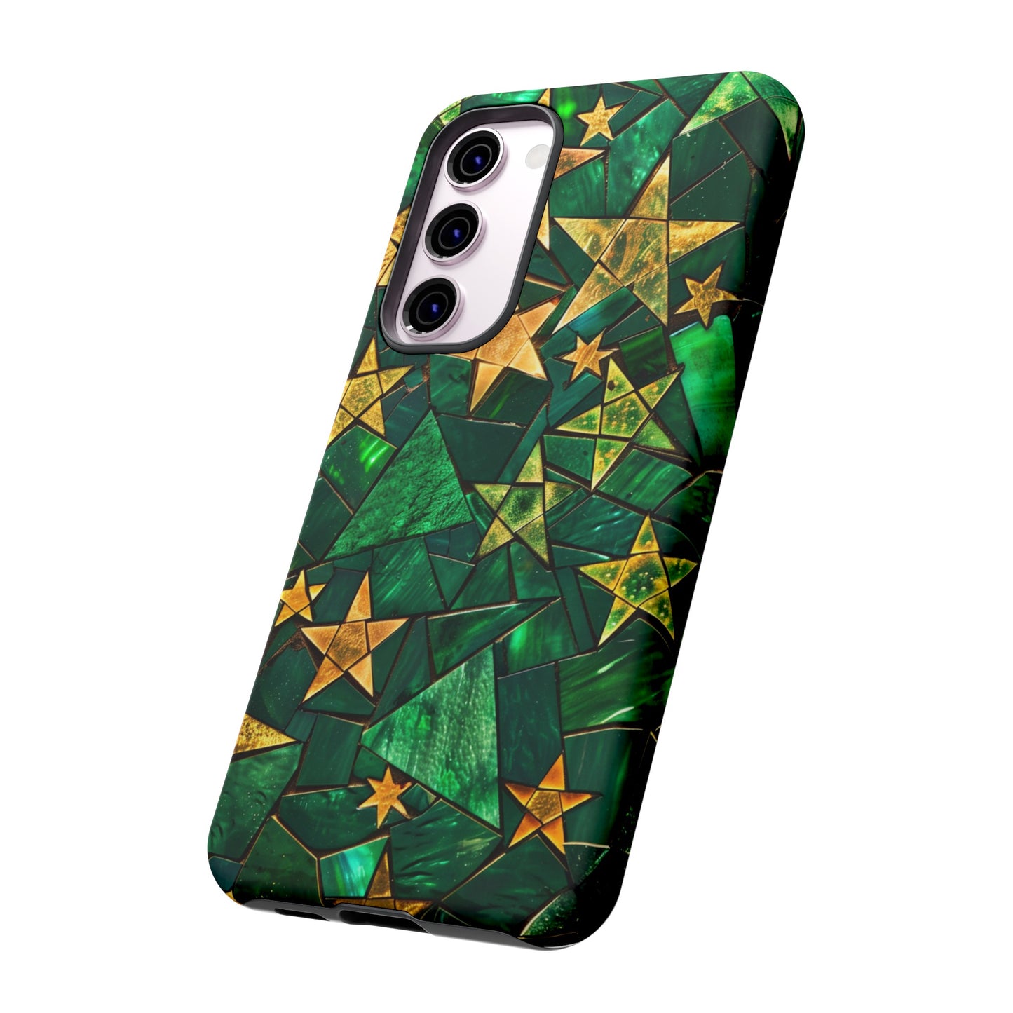 Green Celestial Stained Glass Mosaic Phone Case