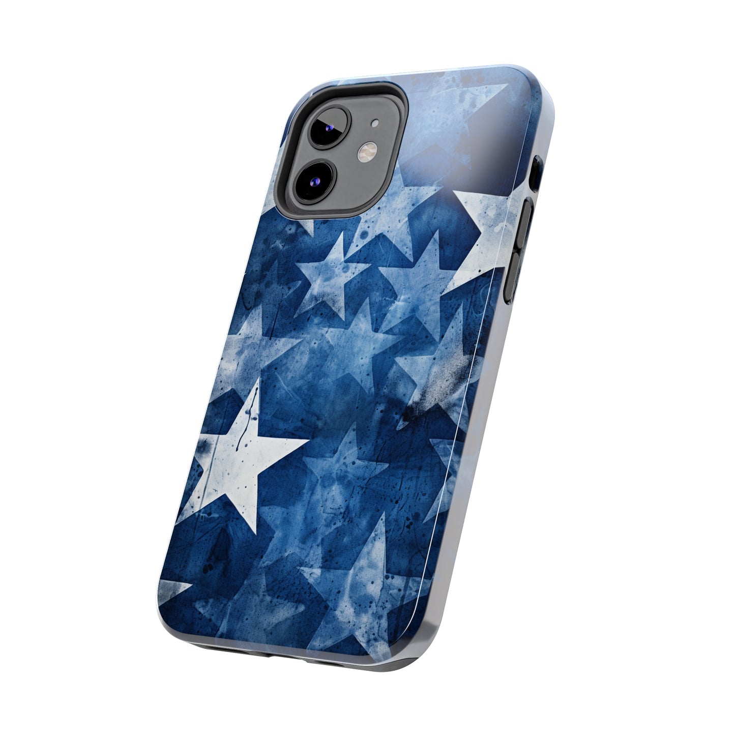 Starry Nights: Denim Dreams | Celestial Star-Patterned iPhone Case