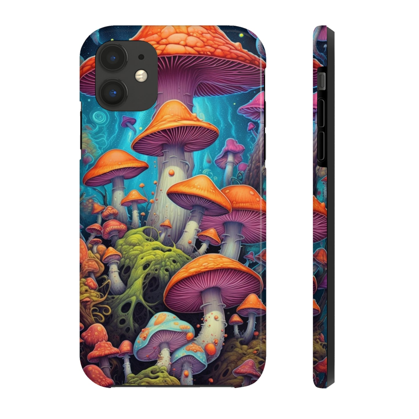 Psychedelic Magic Mushrooms Phone Case for iPhone | Embrace the Enchanting Trippy Vibes with Reliable Protection