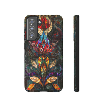 Art Deco Stained Glass floral Phone Case