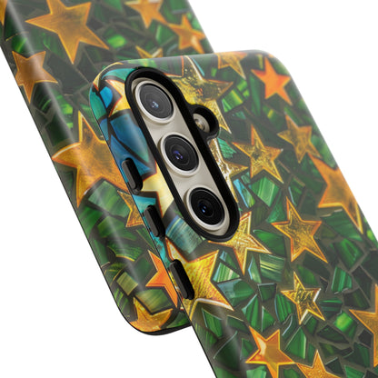 Green Celestial Stained Glass Mosaic Phone Case