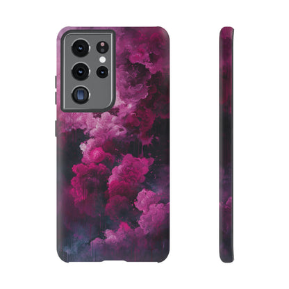 Magenta and Blue Color Explosion Phone Case