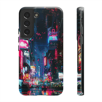 Cyberpunk Tokyo Cityscape Phone Case