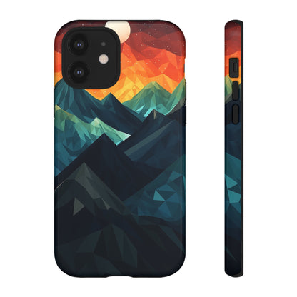 Mountain Abstract Tough Case | Embrace Nature's Beauty with a Durable Phone Case