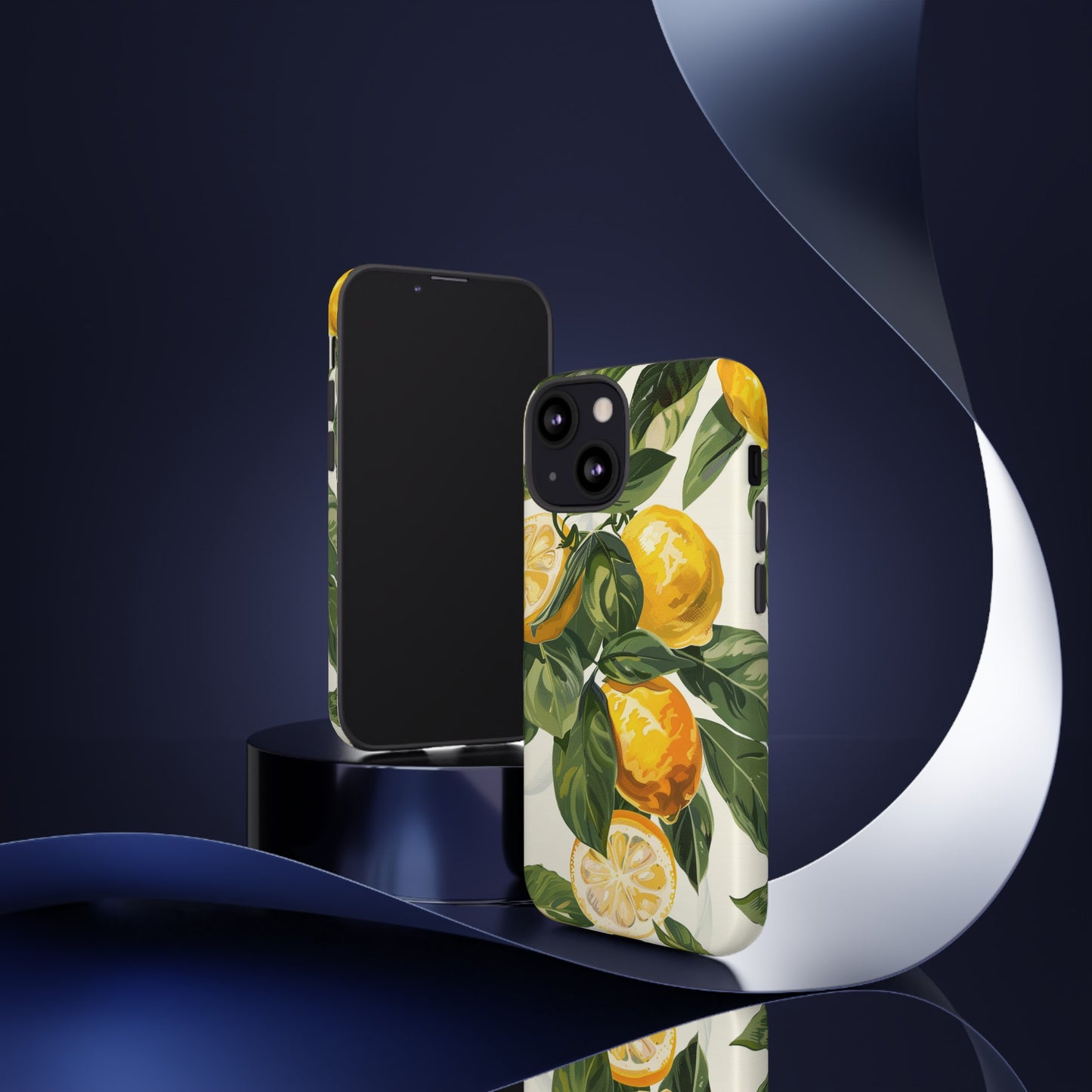 Yellow Lemon Italian  Painting iPhone 13 Case