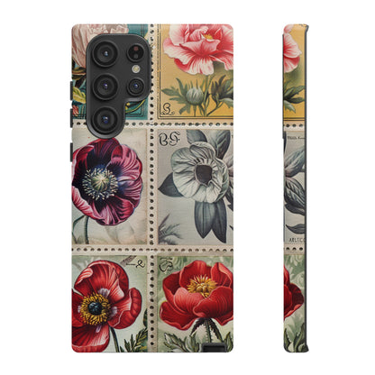 Vintage Floral Stamps Phone Case