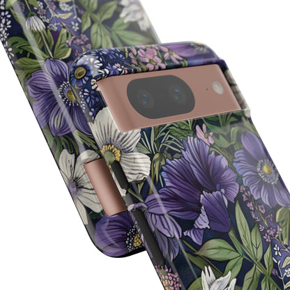 Floral Sage Purple Wildflower Phone Case