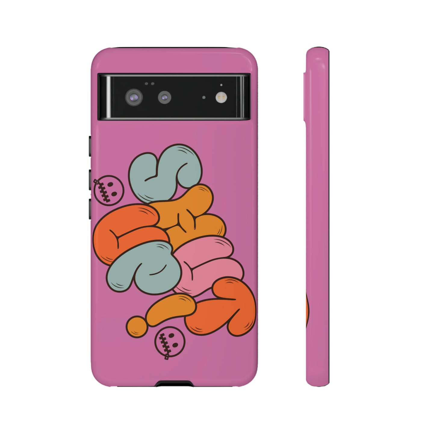 Shut Up Phone Case | Warm Retro Psychedelic Colors | For iPhone, Pixel, Samsung