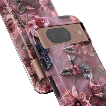 Coquette Aesthetic Floral Art Phone Case