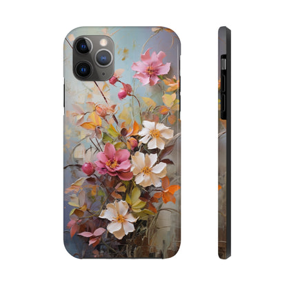 Floral Bliss Tough iPhone Case | Impact Resistant Phone Cover