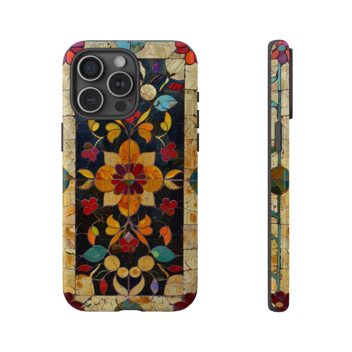 Azulejo Porcelain Vintage Tile Mediterranean Design Phone Case